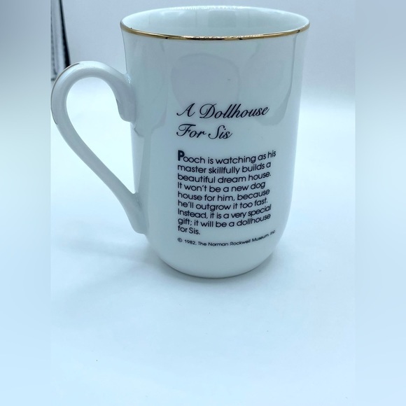 Antique Norman Rockwell Cups Set Bundle - Picture 5 of 7